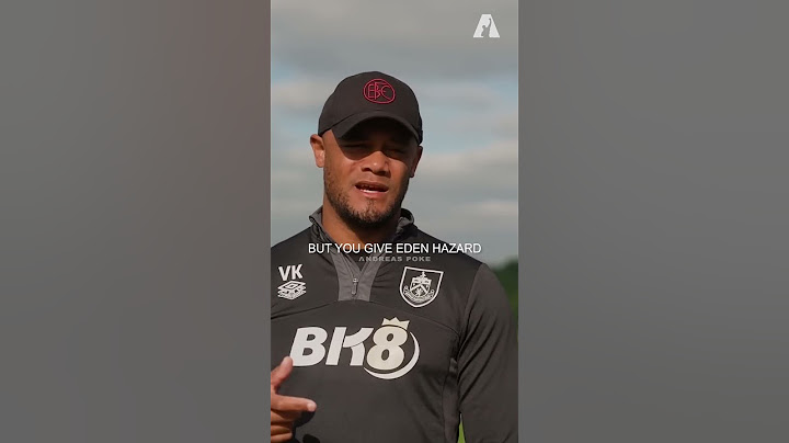Vincent Kompany on the Difference Between Kevin De Bruyne and Eden Hazard