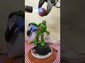 1000 degree metal ball Vs Ninja Turtles #experiment #asmr #share #shorts