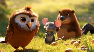 Ollie the Clever Owl | English story for kids | Bedtime story for children | ( UK English Accent )