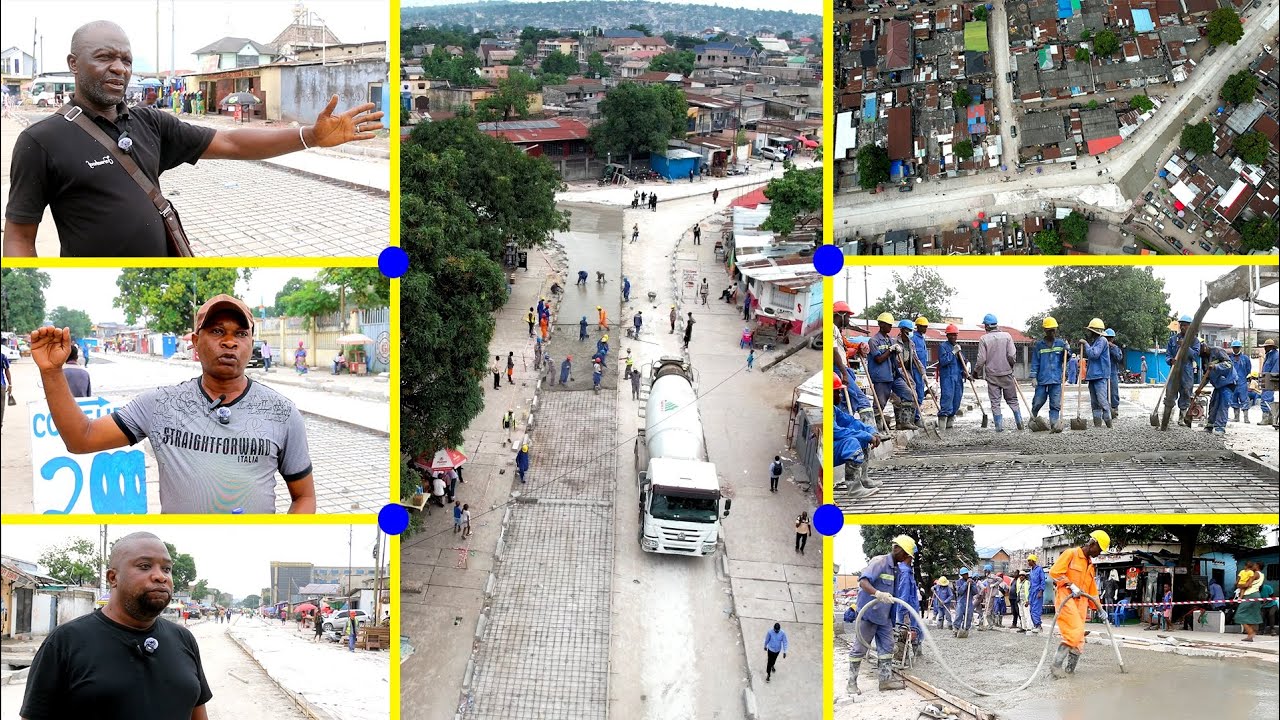 🚨PROJET 22 ARTÈRES : Ils n'ont plus revu de tels travaux depuis le départ des Belges à Matete, bravo