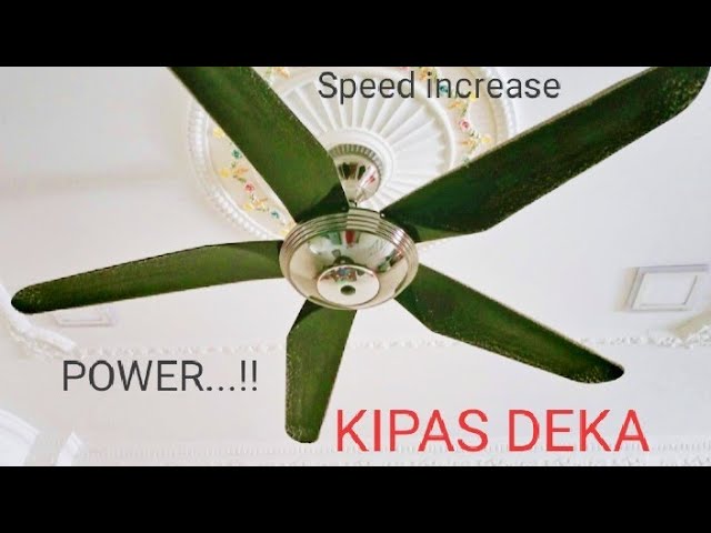 Cara Tukar Kapasitor Kipas Siling Deka 