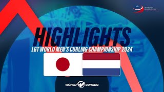 Japan v Netherlands - LGT World Men's Curling Championship 2024 - Highlights