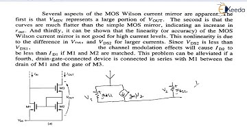 MOS wilson current mirror - Analog Building Block - Analog & Mixed VLSI Design