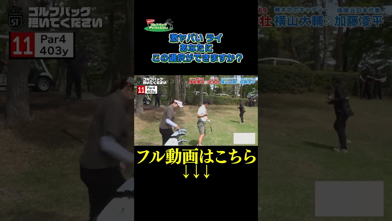 【選択と判断ができますか】武井壮のゴルフバッグ担いでください/#武井壮#プロキャディー #golf #ゴルフ #shorts #切り抜き #プロゴルファー#加藤凌平