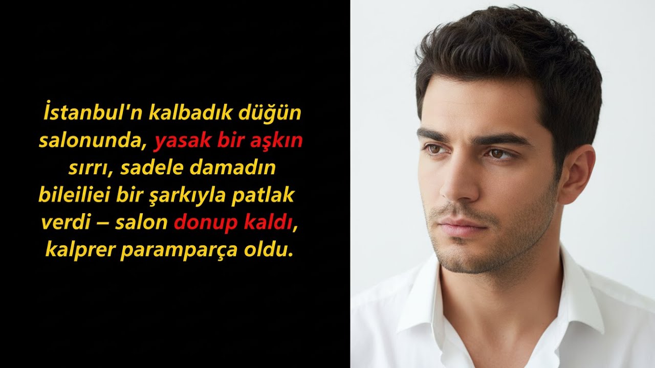 DÜĞÜNÜ BASAN ÜÇÜZLER, YALNIZCA DAMADIN BİLECEĞİ ŞARKIYLA TÜM SIRRI ORTAYA DÖKÜNCE SALON DONDU