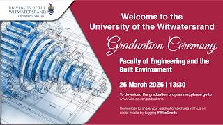 Graduation Ceremony 17 - Faculty of Engineering and the Built Environment