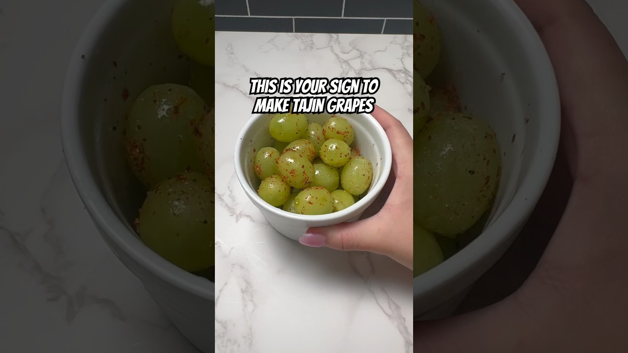 EASY SNACK: TAJIN GRAPES