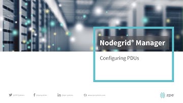 Nodegrid Manager - Configuring PDU