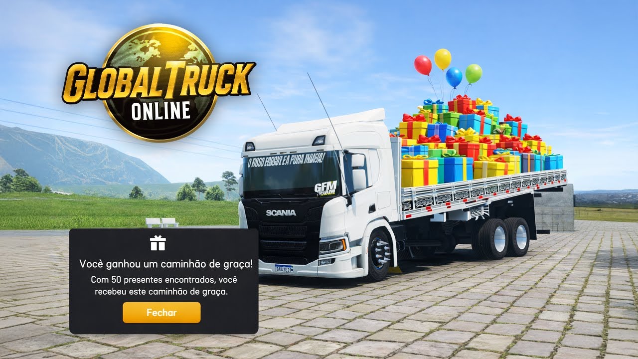 GLOBAL TRUCK ONLINE - COMO ENCONTRAR TODOS OS PRESENTES DE NATAL (GANHEI UM CAMINHÃO)