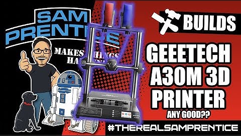GEEETECH A30M 3D Printer Unbox Setup and Print 2020