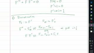 MIT Aerodynamics of Viscous Fluids: Discretization of the Blasius equation