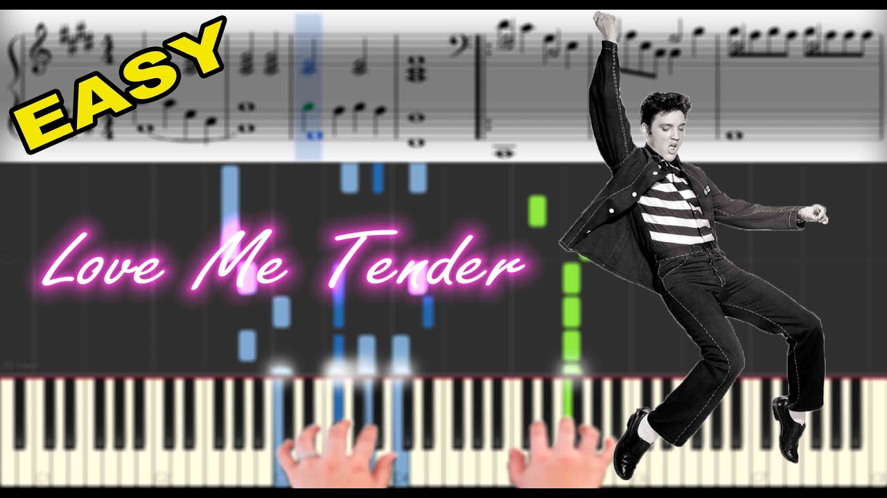 Elvis Presley - Love Me Tender | Sheet Music & Synthesia Piano Tutorial