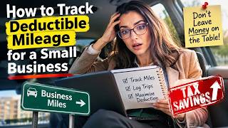 How to track deductible mileage for a small business