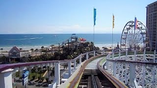 Swamp Fox front seat on-ride HD POV Family Kingdom Amusement Park