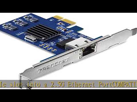 TRENDnet 2.5GBase-T PCIe Network Adapter, TEG-25GECTX, Converts a PCle Slot into a 2.5G Ethernet Po