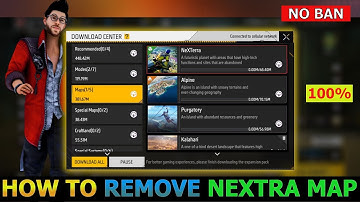 How to Remove Nextra Map After OB39 Update|| Garena Free Fire 🔥