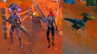 Can You Transform Into Raptor And Spire Guardian Using Mystique Shape Shifter Emote |Fortnite|