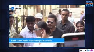 'Badshah' Of Bollywood Shah Rukh Khan Casts His Vote | NDTV Profit