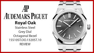 ▶ Audemars Piguet Royal Oak Stainless Steel Grey Dial 15510ST.OO.1320ST.10 - REVIEW