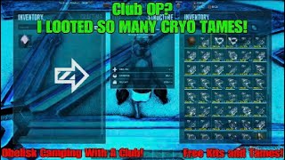 I LOOTED SO MANY CRYO TAMES! Part 3 - ARK Official PvP PS5