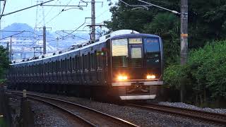 321系D27編成 関西線 快速列車