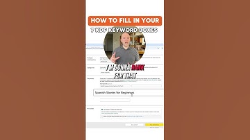 How to Fill in The 7 Backend Keywords on KDP #amazonkdp #selfpublishing #kindledirectpublishing