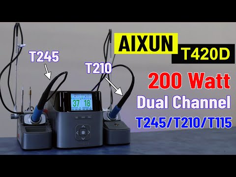 2 in 1 #Soldering #Station: #AiXun #T420D for #Laboratory and #Professional #Repair 🛠💥