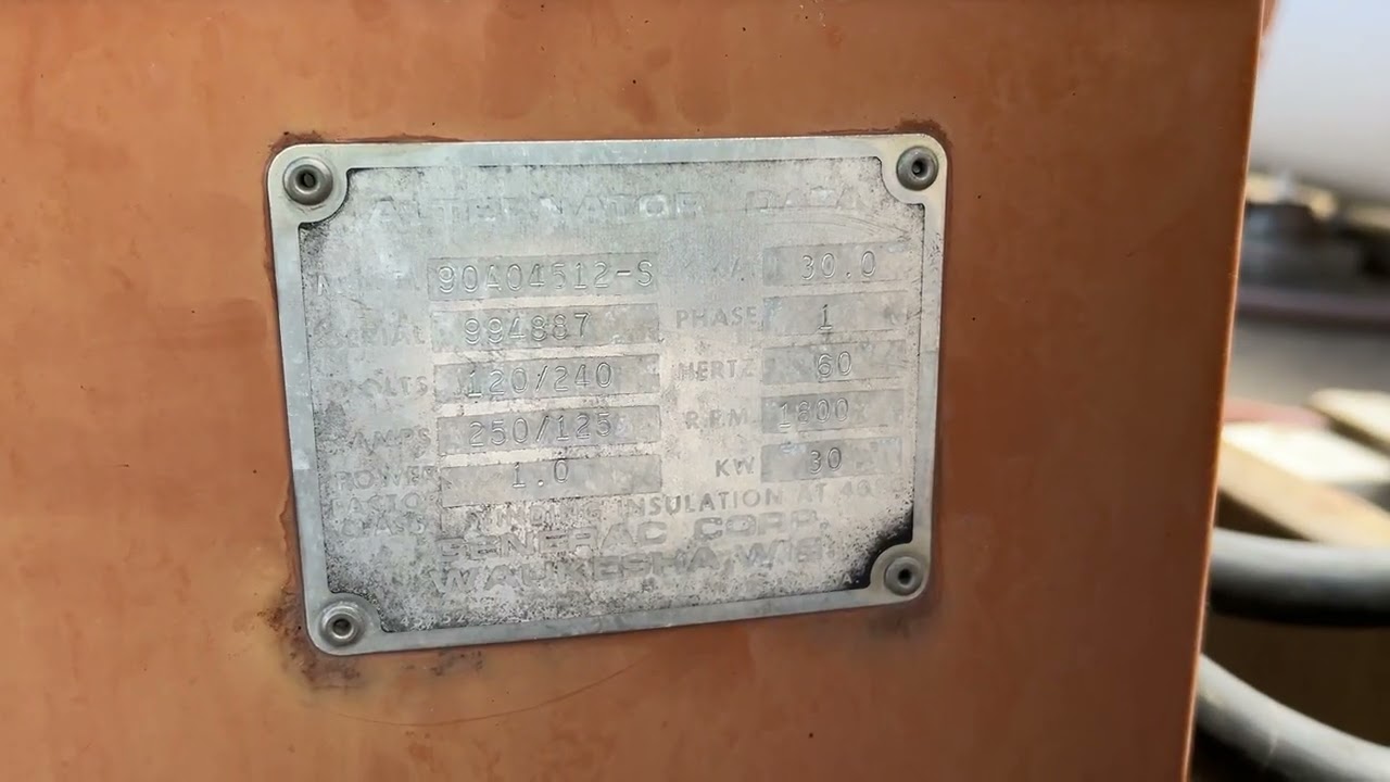 30kW Generac LP Generator | Load Bank Test | Unit #089459