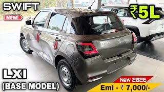 New Maruti Swift LXI | Base Model 2026 ✅ ₹Price OnRoad Mileage Features &amp; Review
