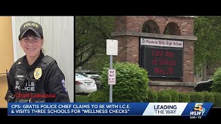 Cps Police Chief Claiming To Work With Ice Visits Three School Campuses