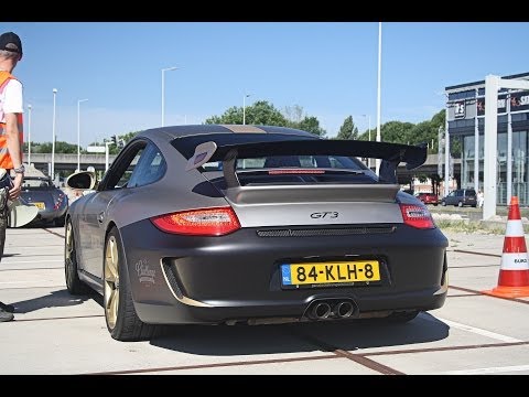 Custom Porsche 997 GT3 POWERSLIDE, Accelerations And Sounds! (1080p Full HD)