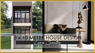 3x10 Meters House Design Idea