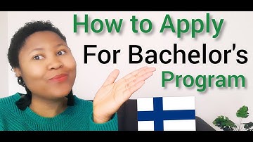 HOW TO APPLY FOR A BACHELOR´S PROGRAM IN FINLAND 2021 #studyinfinland #bachelors #studyinfo.fi