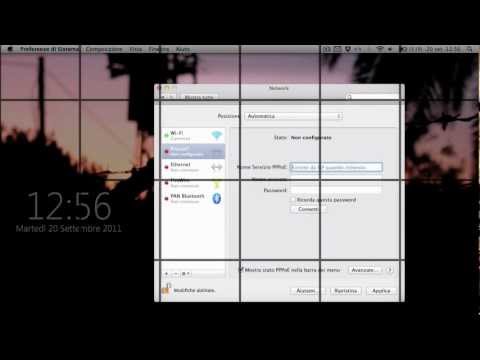 Guida: creare connessione PPPoE (Mac OS X)