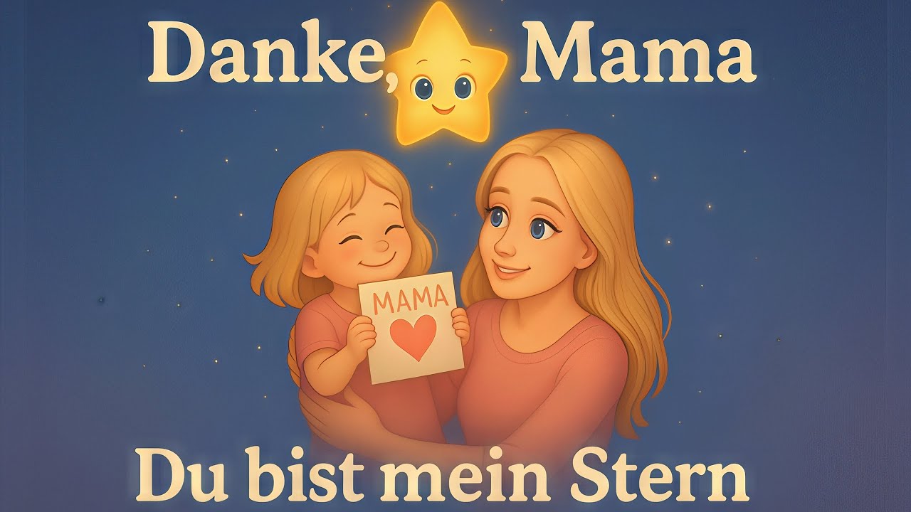 Danke, Mama 💛 Du bist mein Stern – Kinderlied zum Muttertag