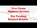 Zoom support session video for trading related doubts