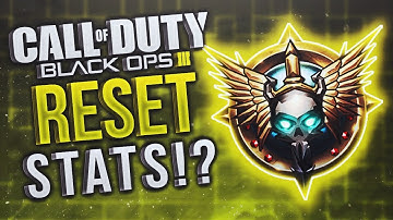 RESETTING STATS ON BLACK OPS 3 (MASTER PERSTIGE)