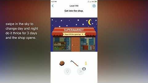 Easy Game - Get into the shop - Level 190 solution