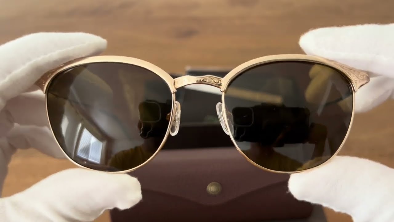 Unboxing Matsuda 2830H Gold Plated 52mm Polarized Lens for Product