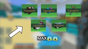 Power of all maximum upgraded weapons in Build and shoot