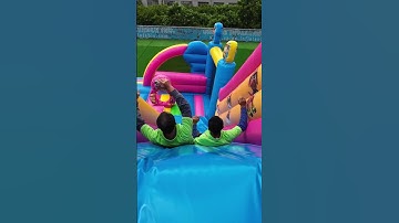 This giant slide is so much fun! #awesome #inflatableslide #inflatable #slide