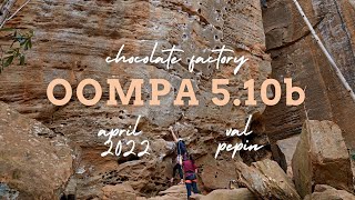 Oompa 5.10b, A Red River Gorge Classic