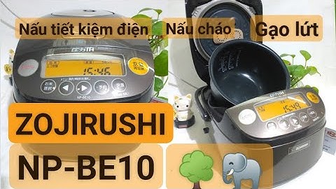 Nồi Zojirushi SIÊU ĐẸP 1.0L | NP-BE10 cao tần-áp suất MADE IN JAPAN (Nấu gạo lứt, tiết kiệm điện...)
