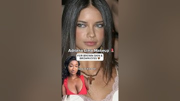 ADRIANA LIMA MAKEUP for brown skin and/or eyes 🤎‼️