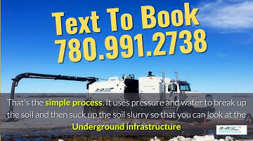 Edmonton 888 748 2224  Hydrovac excavation video