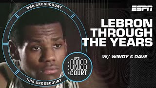 Covering LeBron James from the beginning: Windy \& McMenamin reflect on his legacy | NBA Crosscourt