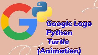 Google Logo in Python Turtle... (Animation) #python #pythonprogramming #pythontutorial #coding..
