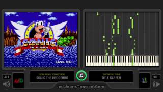 Synthesia [05] Sonic The Hedghog [Piano Tutorial] Green Hill Zone screenshot 4