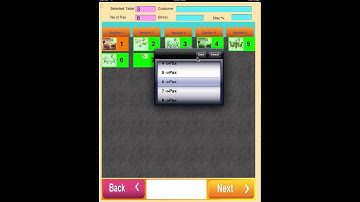 RestPOS Restaurant Order Taking System using IPAD by MYCOM SYSTEMS