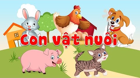 Dạy bé học các con vật nuôi trong nhà | tiếng kêu và hình ảnh động vật sống trong gia đình | ECE